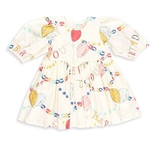 Pink Chicken Girls Brooke Dress - Birthday Garland 3T